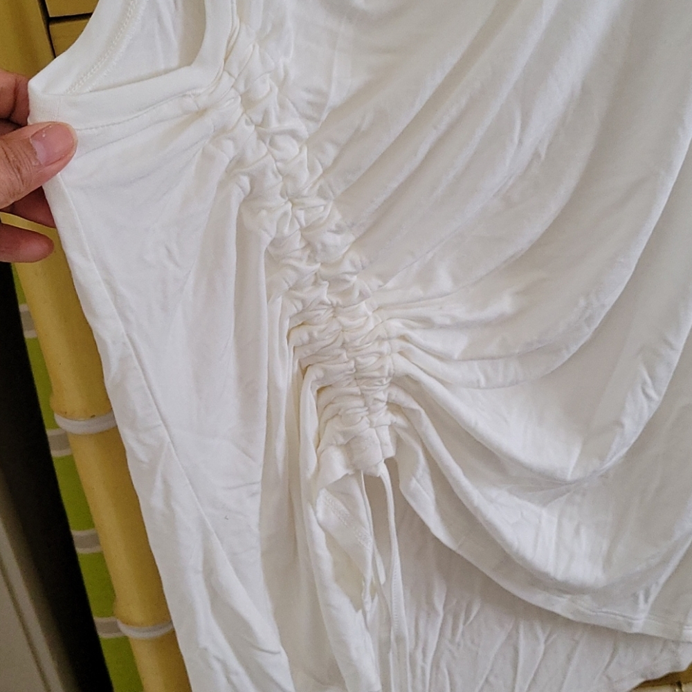 BNWT Asymmetrical Ruched Side Top - Picture 6 of 6